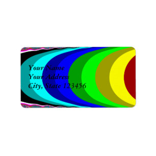 Wir brauchen einen Regenbogen Adressaufkleber