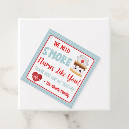 Wir brauchen mehr Krankenschwestern wie Sie Geschenkanhänger (Beispiel)