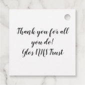 wir brauchen mehr Krankenschwestern wie Sie schätz Geschenkanhänger (Rückseite)