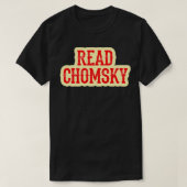 Wir brauchen mehr Noam Chomsky Kampf gegen Power Q T-Shirt (Design vorne)
