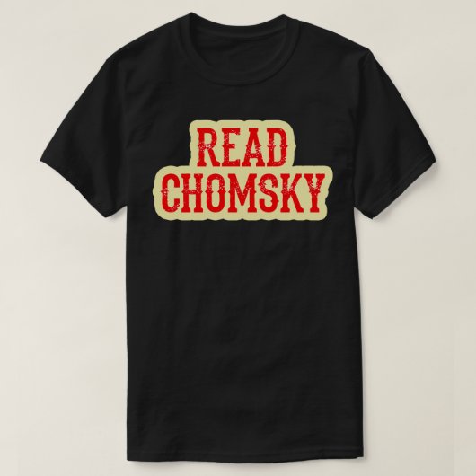 Wir brauchen mehr Noam Chomsky Kampf gegen Power Q T-Shirt (Design vorne)