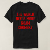 Wir brauchen mehr Noam Chomsky Kampf gegen Power Q T-Shirt (Design vorne)