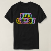 Wir brauchen mehr Noam Chomsky Kampf gegen Power Q T-Shirt (Design vorne)