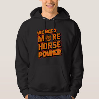 Wir brauchen mehr PS Turbo Kapuzenpullover  Hoodie