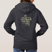 Wir brauchen nur Liebe Hoodie (Rückseite)