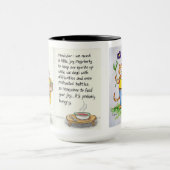 Wir brauchen regelmäßig etwas Freude Tasse (Zentrum)