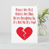 Wir brechen auf feiertagskarte (Stehend Vorderseite)