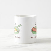 Wir brodeln zusammen, Bacon und Ei-Doodle Kaffeetasse (Mittel)