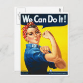 Wir_Can_Do_It_Propaganda-Poster Postkarte (Vorne/Hinten)