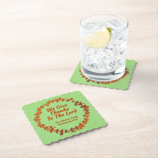 Wir danken dem Herrn, Herrn Kareth, Herrn Sq, Untersetzer (Vor Ort)