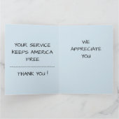 WIR DANKEN IHNEN / BERUF DANKESKARTE (Innenseite)