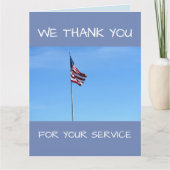 WIR DANKEN IHNEN / BERUF DANKESKARTE (Vorderseite)