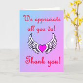 Wir danken Ihnen für alles, was Sie tun Karte (Gelbe Blume)