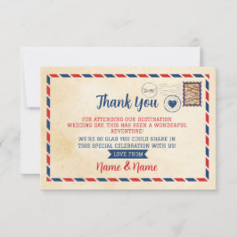 Wir danken Ihnen für das Flugzeug Postcard Travel Einladung