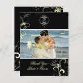 Wir danken Ihnen für die Postkarten des Fotos, (Vorne/Hinten)