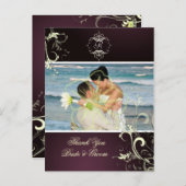 Wir danken Ihnen für die Postkarten des Fotos, (Vorne/Hinten)