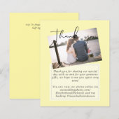 Wir danken Ihnen für Ihre Karten mit Foto Virtual  (Vorne/Hinten)