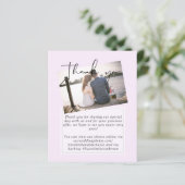 Wir danken Ihnen für Ihre Karten mit Foto Virtual  (Stehend Vorderseite)