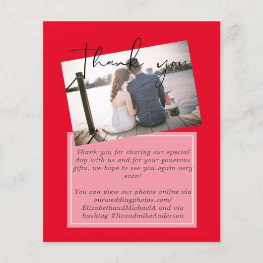 Wir danken Ihnen für Ihre Karten mit Foto Virtual (Vorderseite)