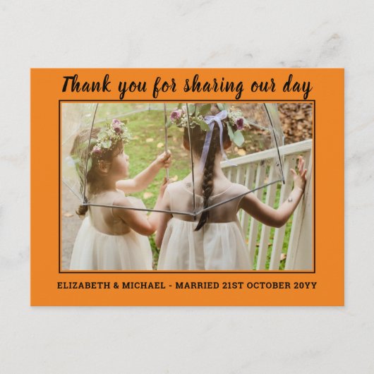 Wir danken Ihnen für Ihre Karten mit Foto Virtual (Vorderseite)