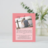 Wir danken Ihnen für Ihre Karten mit Foto Virtual (Stehend Vorderseite)