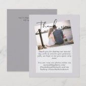 Wir danken Ihnen für Ihre Karten mit Foto Virtual  (Vorne/Hinten)