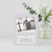 Wir danken Ihnen für Ihre Karten mit Foto Virtual  (Stehend Vorderseite)