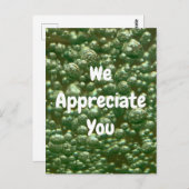 Wir danken Ihnen für Ihre Mitarbeiterleistung Postkarte (Vorne/Hinten)