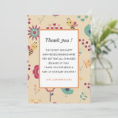 Wir danken Ihnen Karten Niedlich Whimsical (Stehend Vorderseite)