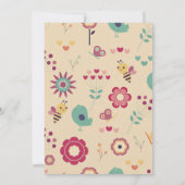 Wir danken Ihnen Karten Niedlich Whimsical (Rückseite)