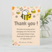 Wir danken Ihnen Karten Sweet wie kann Mommy zu Bi (Stehend Vorderseite)