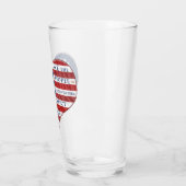 Wir, das amerikanische Flaggenglas Glas (Links)