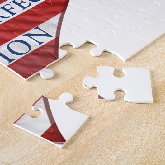 Wir, das amerikanische Flaggenherz Puzzle (Seite)