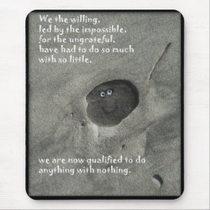 Wir das Gewillt sein Mousepad