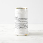 Wir das Leute-Bier Stein Bierglas (Mittel)