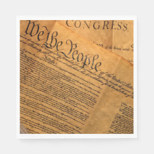 Wir, das Party der US-Verfassung für Amerikanische Serviette