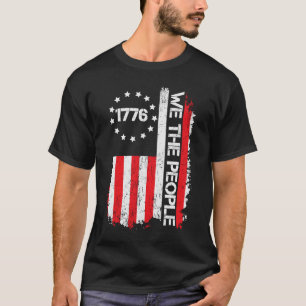 Wir, das Volk, 1776 amerikanische Flagge T-Shirt