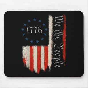 Wir Das Volk 1776 Unabhängigkeitstag Us Patriot Am Mousepad