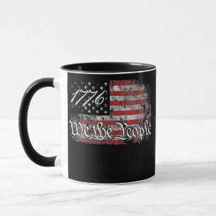 Wir Das Volk 1776 Unabhängigkeitstag Vintage 4. Tasse