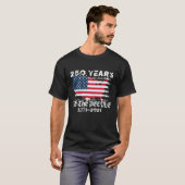 Wir das Volk 250 Jahre 1776-2026 Patriotisch Ameri T-Shirt (Vorne ganz)