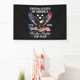 Wir das Volk 250 Jahre Amerika Banner