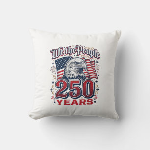 Wir das Volk 250 Jahre Patriotischer Adler Vintage Kissen