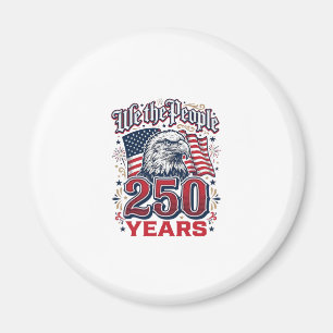 Wir das Volk 250 Jahre patriotischer Adler Vintage Magnet
