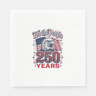 Wir das Volk 250 Jahre Patriotischer Adler Vintage Serviette