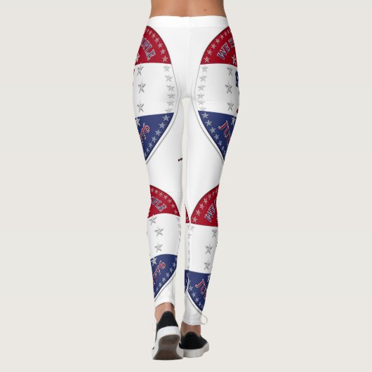 Wir das Volk, 4. Juli 1776, Liberty Bell Leggings (Rückseite)