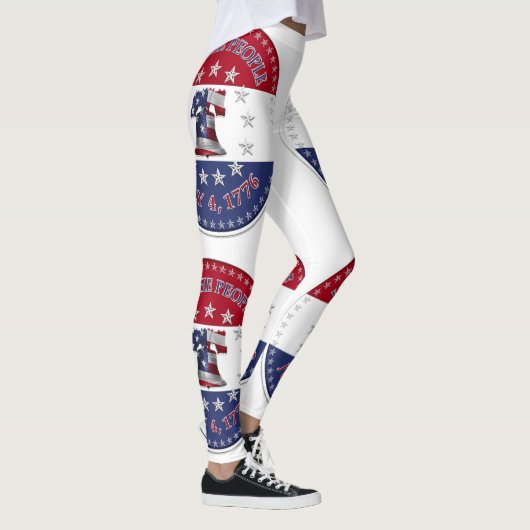 Wir das Volk, 4. Juli 1776, Liberty Bell Leggings (Rechts)