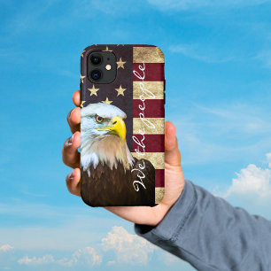 Wir das Volk Amerikanische Flagge Weißkopfseeadler Case-Mate iPhone Hülle