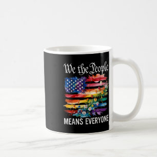 Wir das Volk bedeutet jeden Regenbogen Lgbt Schwul Kaffeetasse