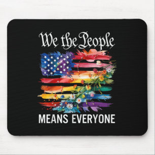 Wir das Volk bedeutet jeden Regenbogen Lgbt Schwul Mousepad