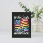 Wir das Volk bedeutet jeden Regenbogen Save The Date (Stehend Vorderseite)